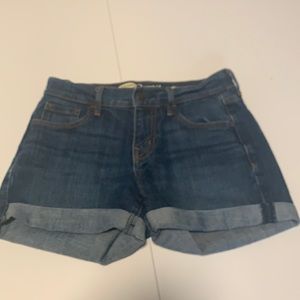 Old Navy Denim Sweetheart Shorts 0
